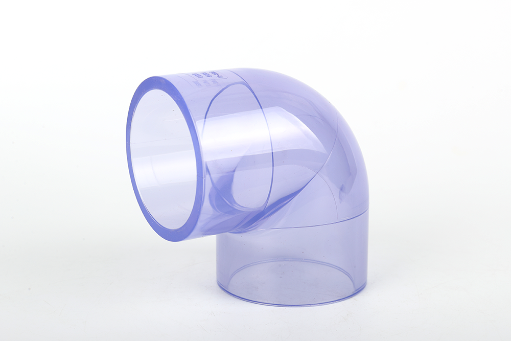 柳河透明 90 度弯头